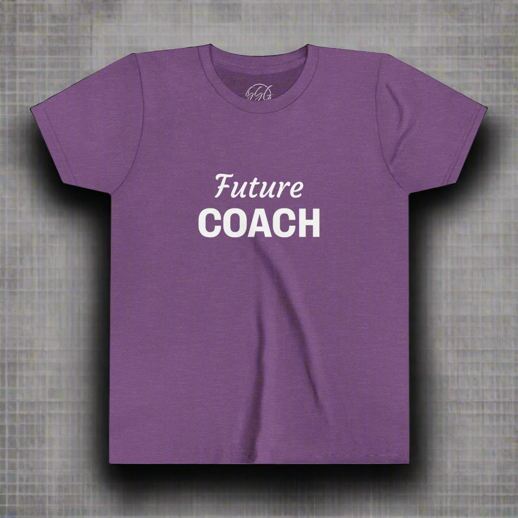 Future Coach - Youth Short Sleeve Graphic Tee - Fun & Trendy Styles for Kids