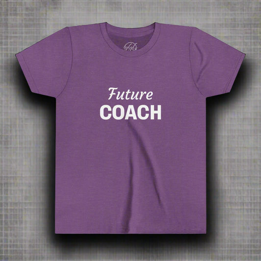 Future Coach - Youth Short Sleeve Graphic Tee - Fun & Trendy Styles for Kids